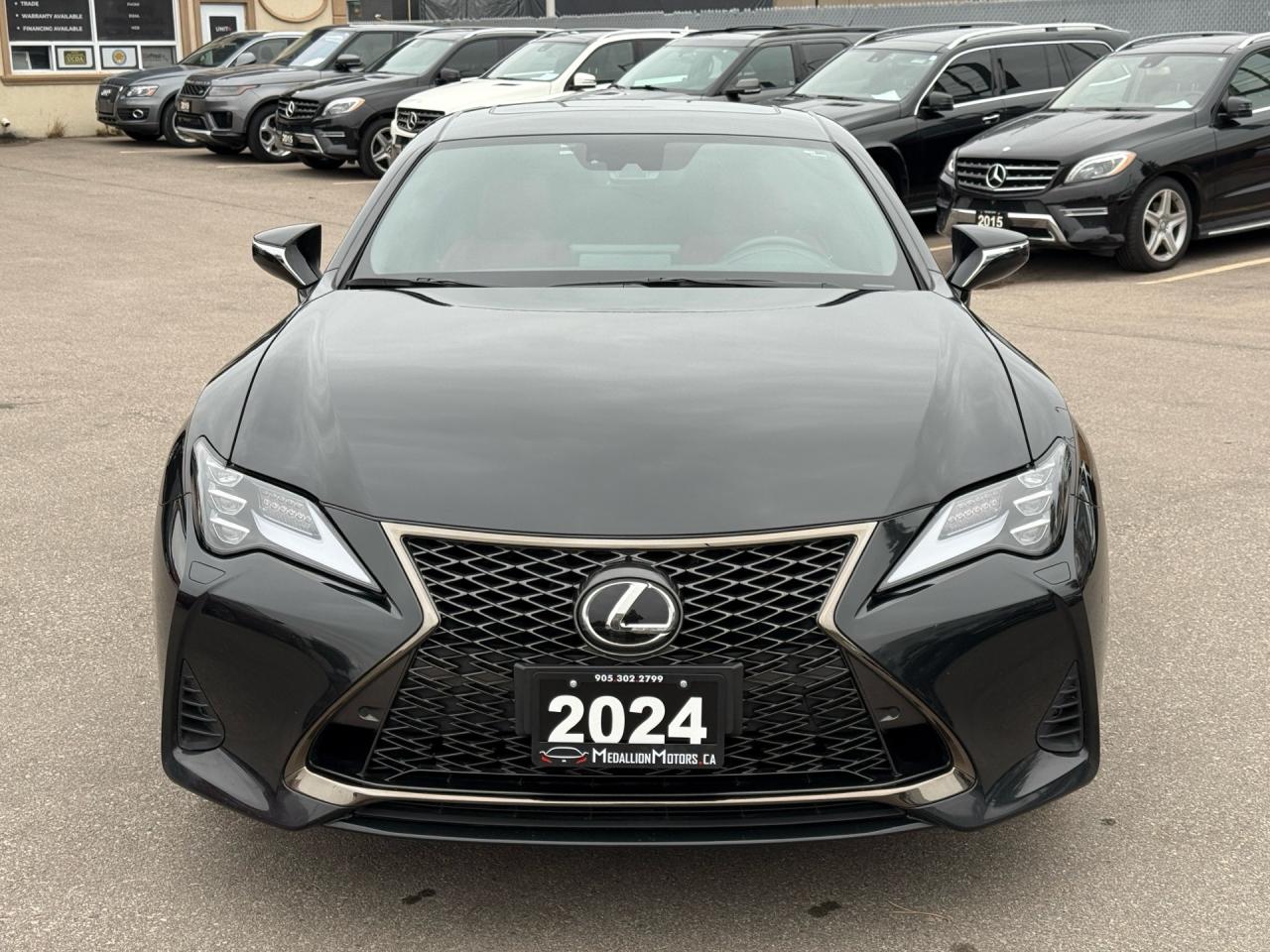2024 Lexus RC RC 350 AWD F-SPORT 3 ACCIDENT FREE 1-OWNER RED INT Photo2