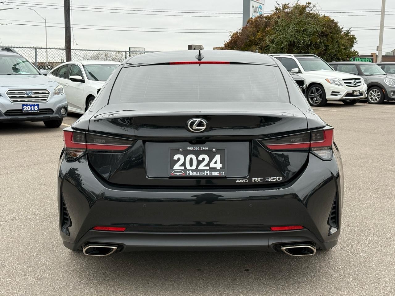2024 Lexus RC RC 350 AWD F-SPORT 3 ACCIDENT FREE 1-OWNER RED INT Photo