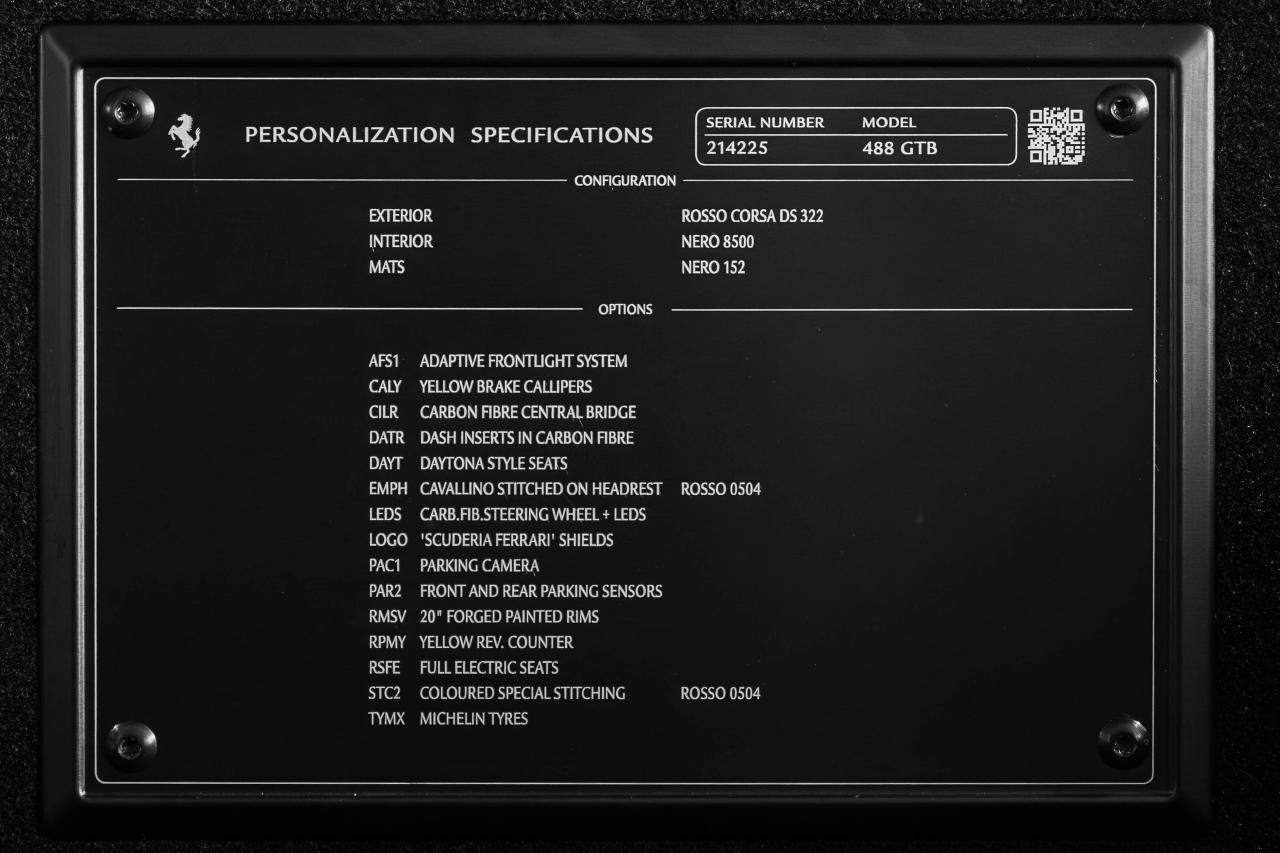 2016 Ferrari 488 GTB 2dr Cpe Photo