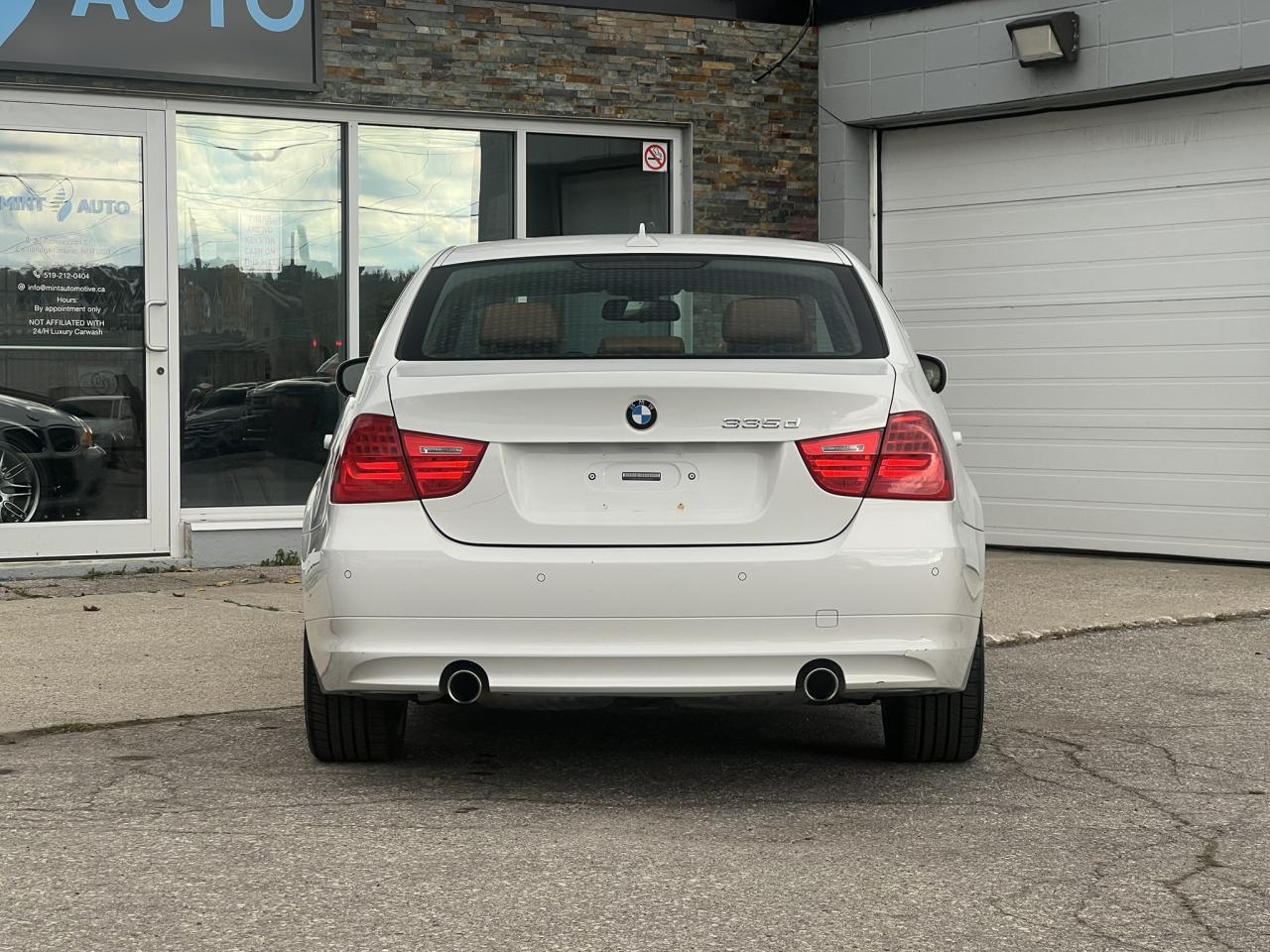2011 BMW 3 Series 335d – Alpine White on Saddle Brown Dakota Leather Photo