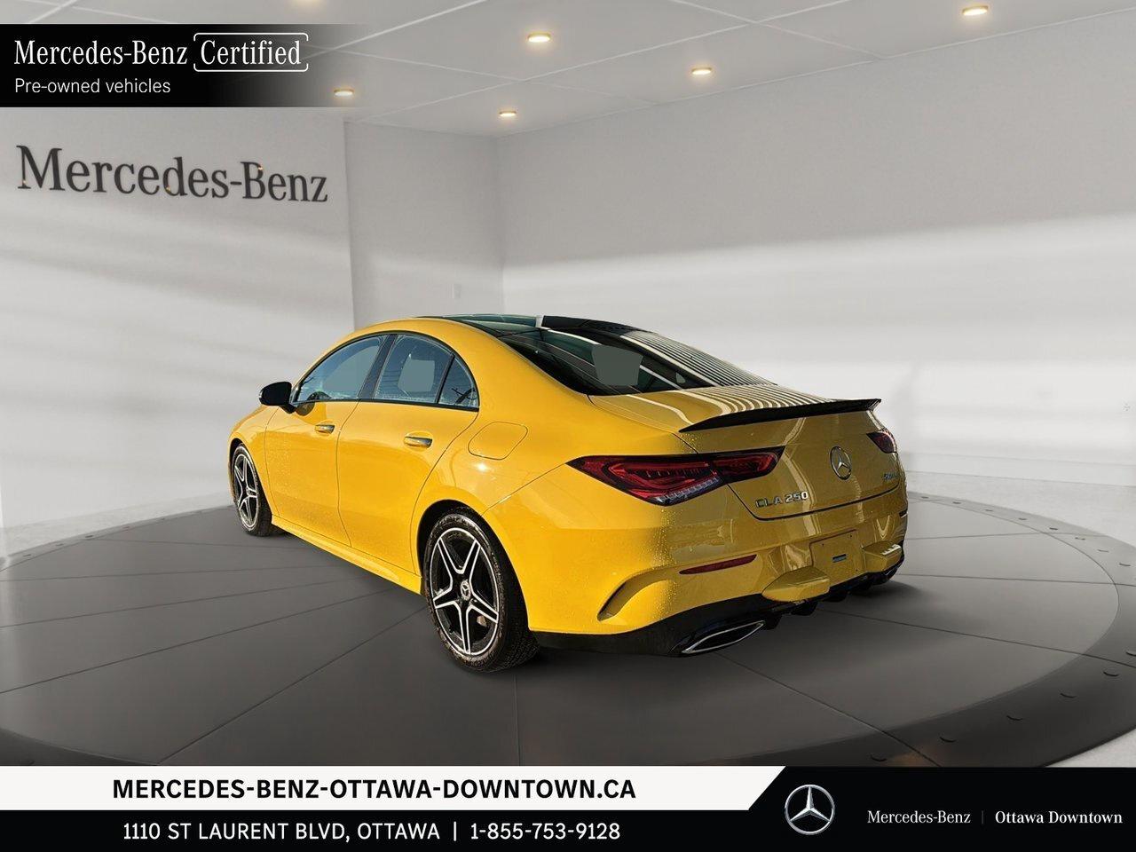 2022 Mercedes-Benz CLA250 4MATIC Coupe Rare Sun Yellow Paint! / Photo