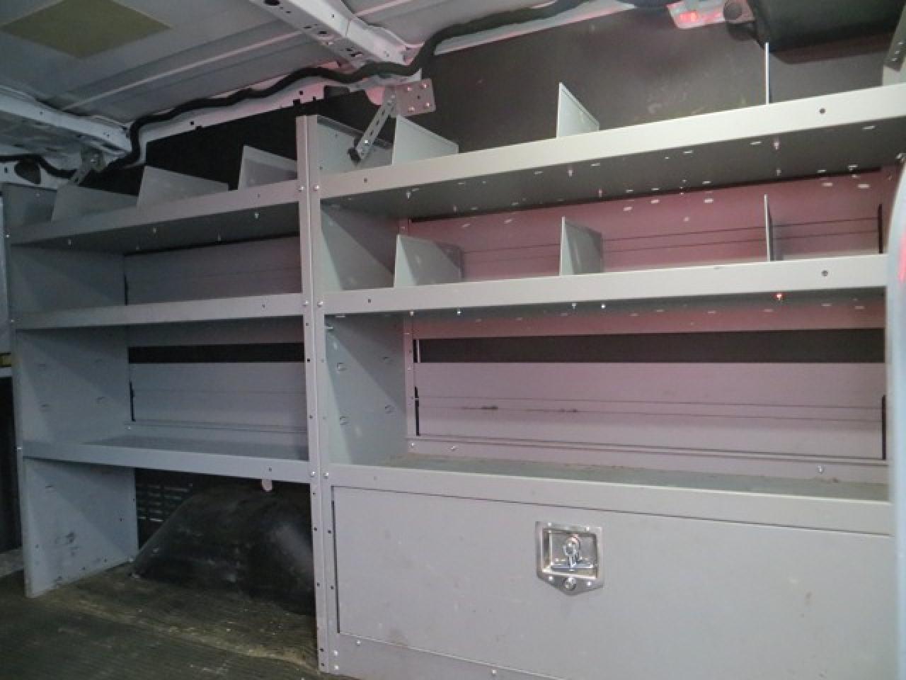 2021 Ford Transit Cargo Van CERTIFIED, LADDER RACKS, SHELVES, DIVIDER, BOXES Photo