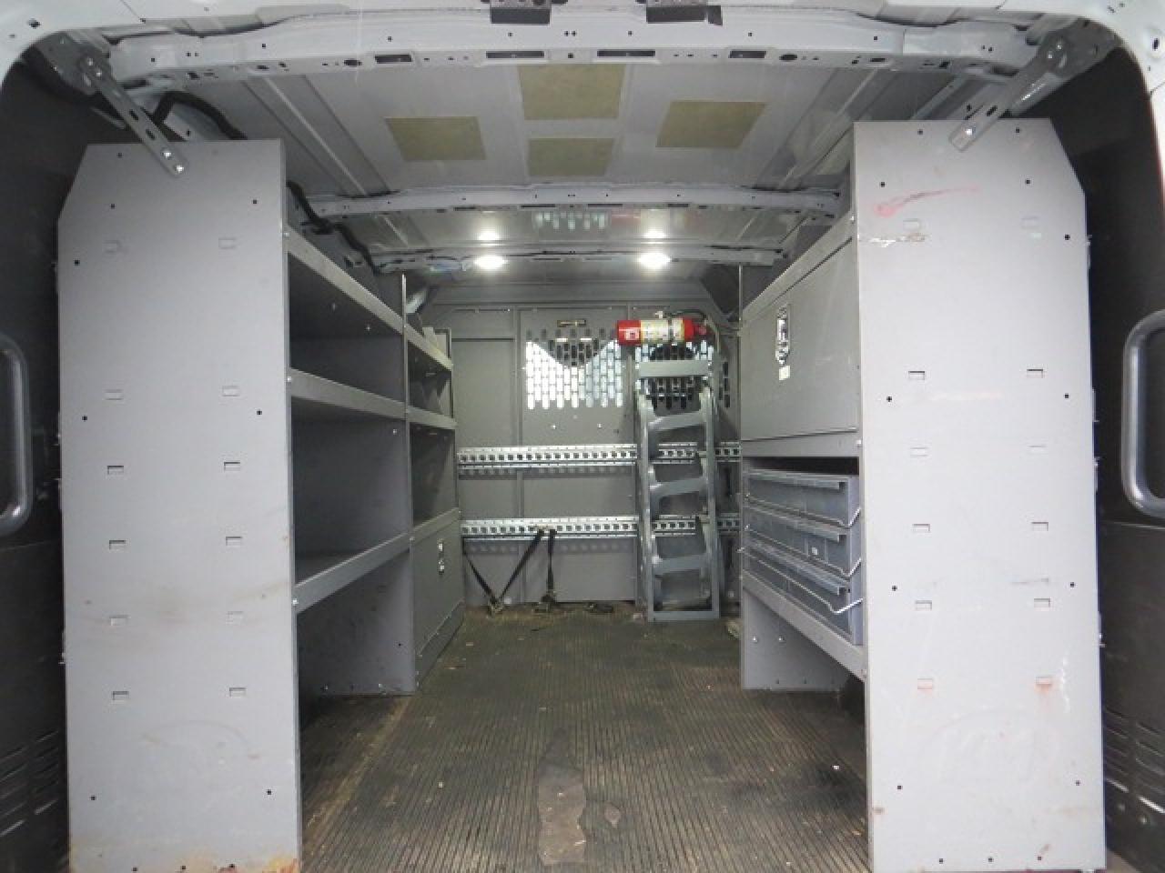 2021 Ford Transit Cargo Van CERTIFIED, LADDER RACKS, SHELVES, DIVIDER, BOXES Photo