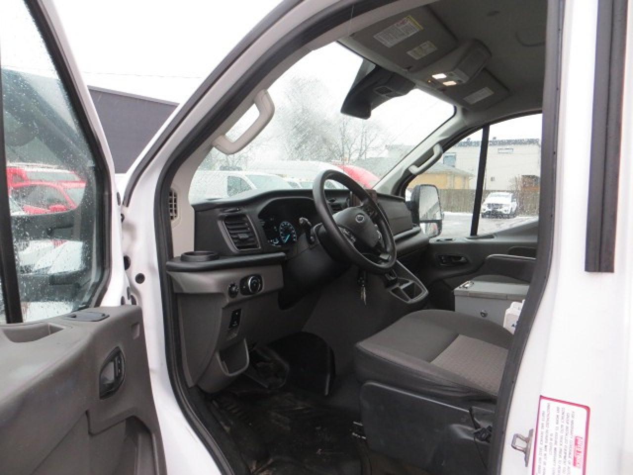 2021 Ford Transit Cargo Van CERTIFIED, LADDER RACKS, SHELVES, DIVIDER, BOXES Photo