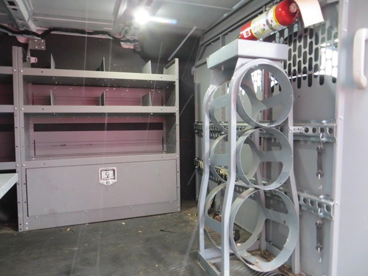 2021 Ford Transit Cargo Van CERTIFIED, LADDER RACKS, SHELVES, DIVIDER, BOXES Photo