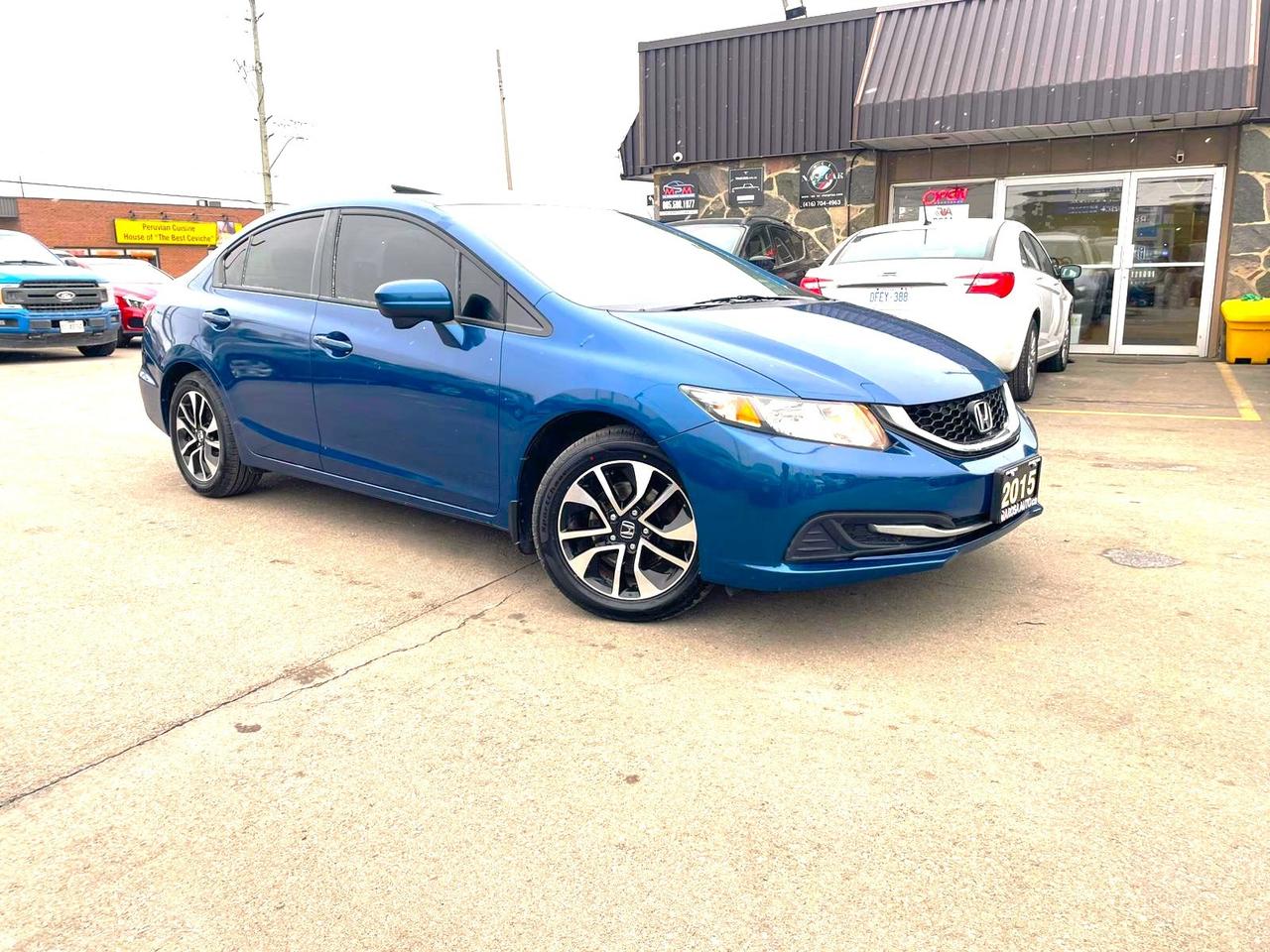 2015 Honda Civic Man EX SUNROOF NO ACCIDENT SAFETY CERTIFED CAMERA - Photo #1