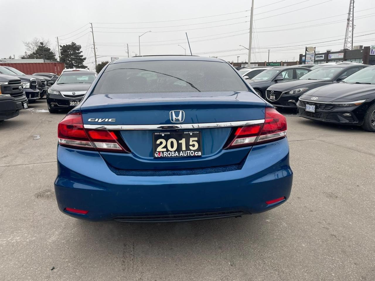 2015 Honda Civic Man EX SUNROOF NO ACCIDENT SAFETY CERTIFED CAMERA - Photo #6