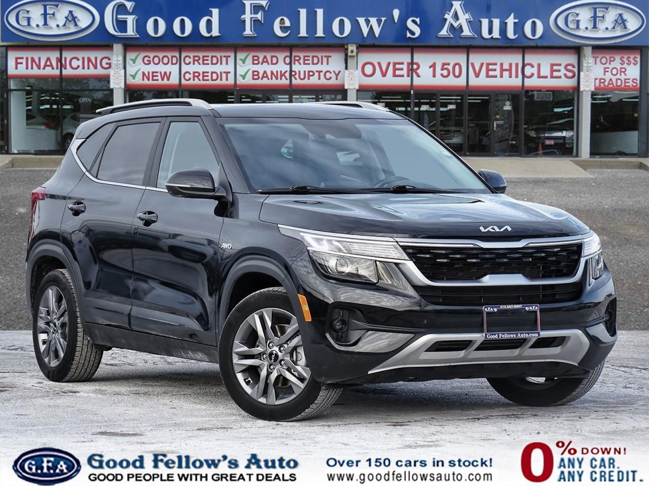 Used 2022 Kia Seltos EX MODEL, AWD, LEATHER SEATS, SUNROOF, REARVIEW CA for sale in North York, ON