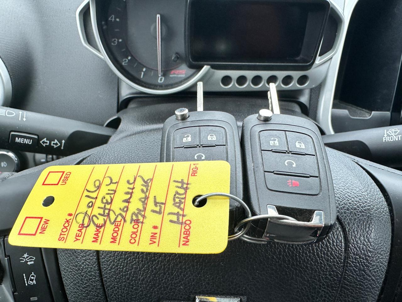 2016 Chevrolet Sonic RS HeatedLeather Sunroof FM/XM BackupCam RemStart Photo