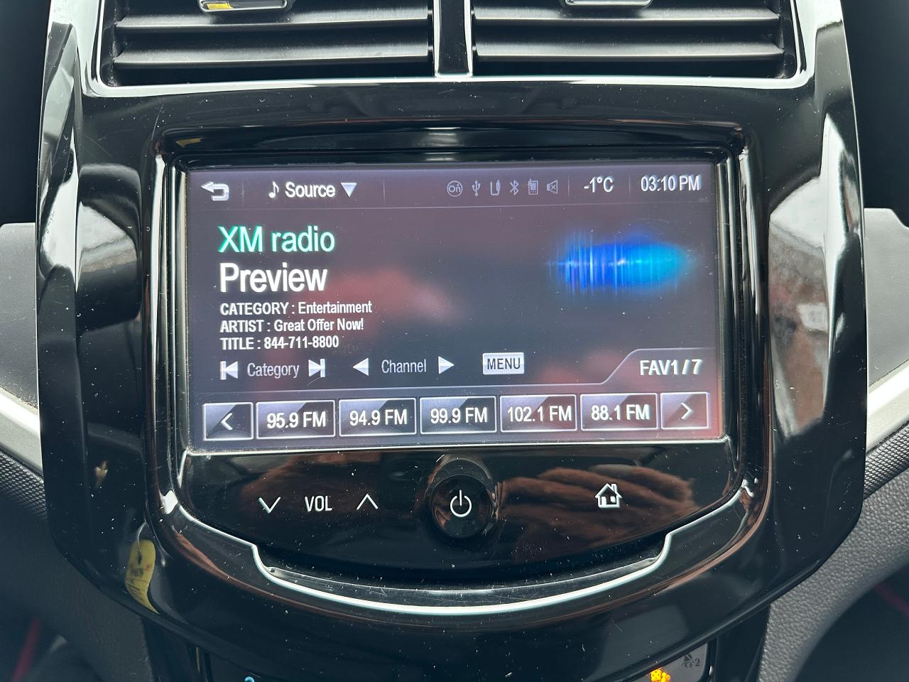 2016 Chevrolet Sonic RS HeatedLeather Sunroof FM/XM BackupCam RemStart Photo