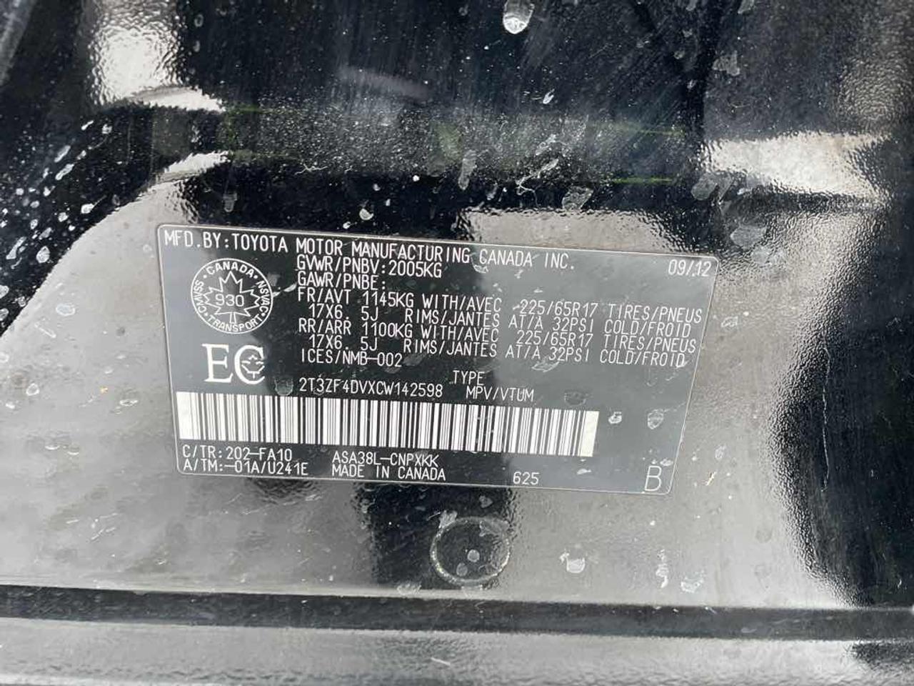 2012 Toyota RAV4  Photo