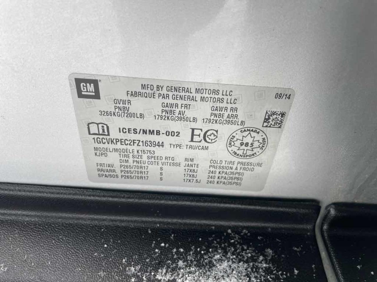 2015 Chevrolet Silverado 1500  Photo