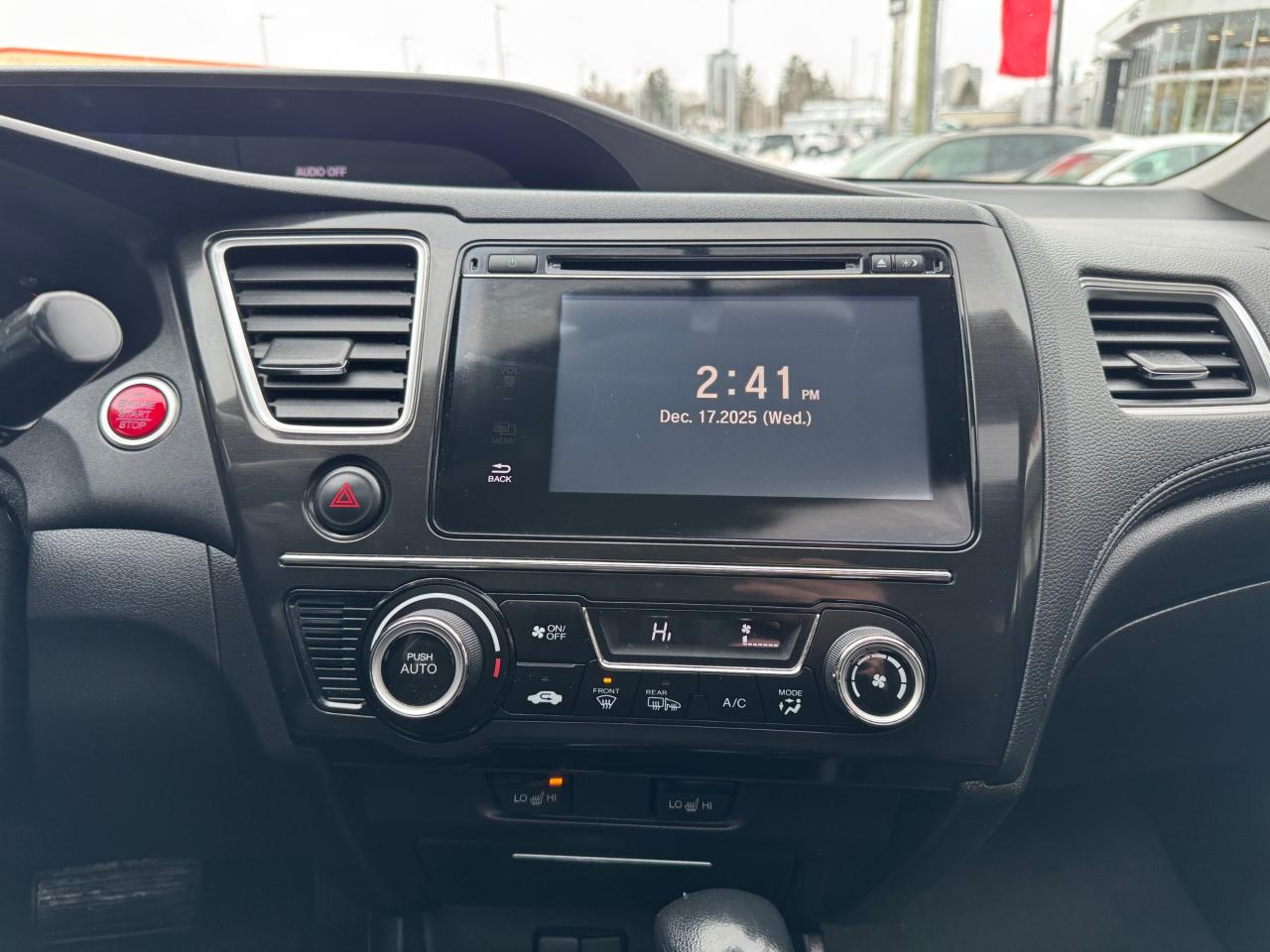 2015 Honda Civic EX Accident Free | Sunroof | Heated Seats Photo