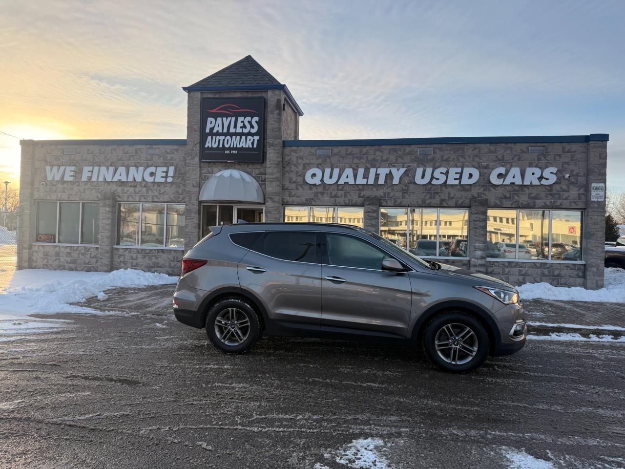 2017 Hyundai Santa Fe Sport
- New engine installed October 2025
- Touch screen
- Back up camera
- Heated seats 
- Bluetooth
- AM/FM 
- Cruise control
- Hands free media control
- Power mirrors 
- 35.4 cubic feet of rear cargo area    
Call Payless Automart at 519-337-4550 or visit us at 235 Indian Rd S, Sarnia, ON to book your test drive today