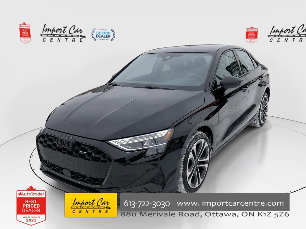 2025 Audi A3 40 LIKE NEW!!  ONLY 8,123KMS, LANE DEPARTURE, AUDI Photo0