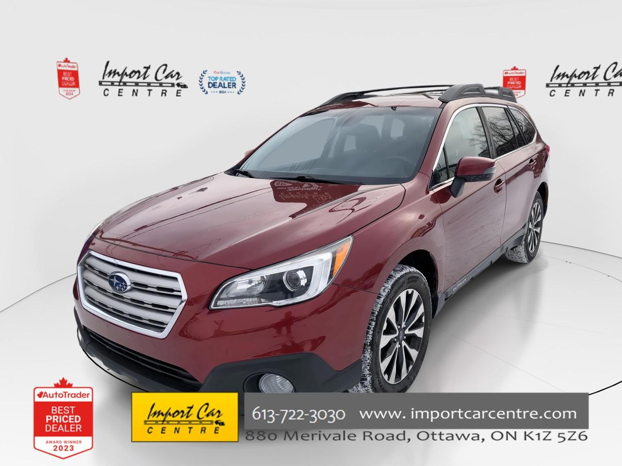 Used 2017 Subaru Outback 2.5i Limited TECH. PKG, EYESIGHT, LEATHER, ROOF, H for sale in Ottawa, ON