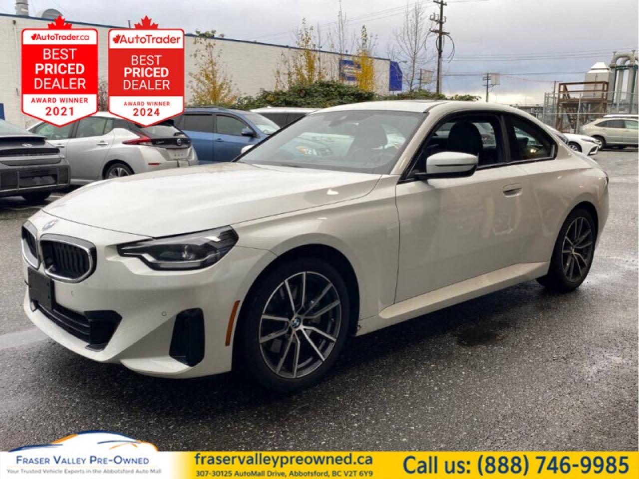 Used 2024 BMW 2 Series 230i xDrive  Local, Curved Display, Loaded for sale in Abbotsford, BC