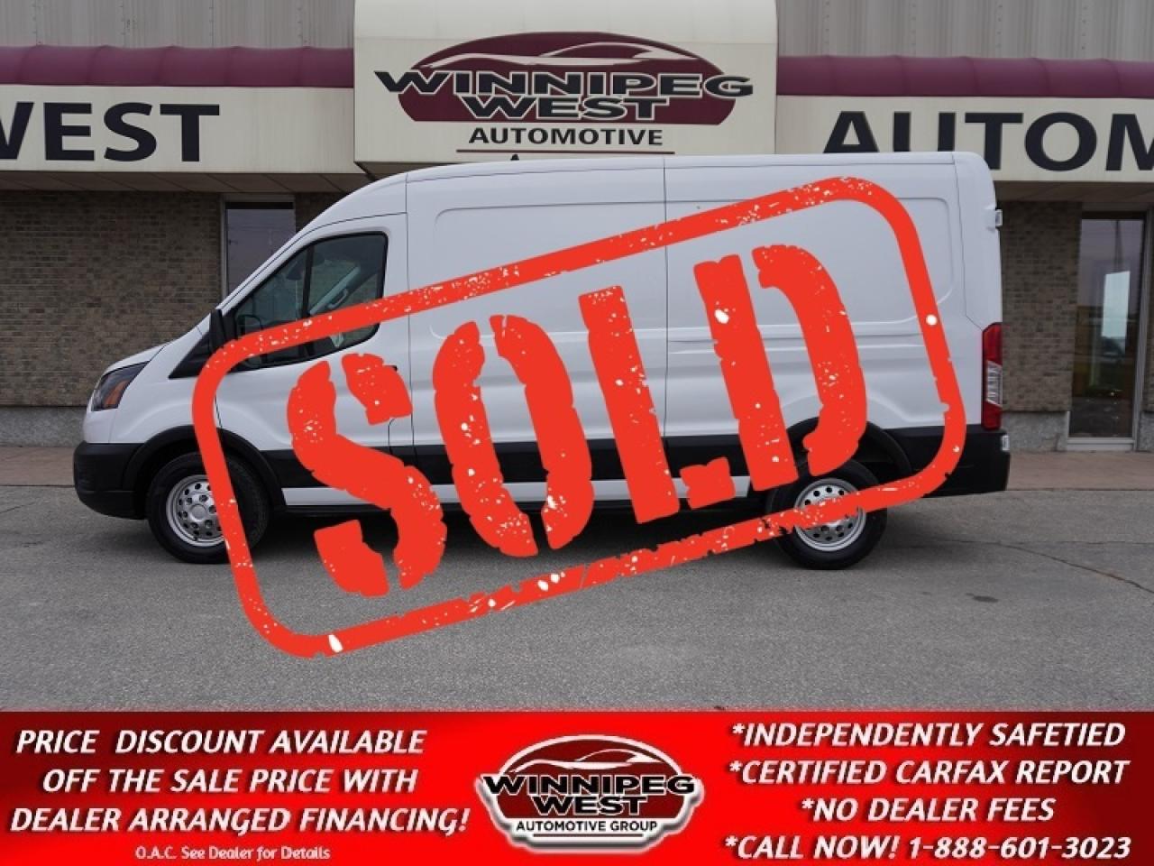 Used 2023 Ford Transit T-250 Mid-Roof T-250 MID-ROOF 9070 GVWR AWD CARGO VAN!! for sale in Headingley, MB