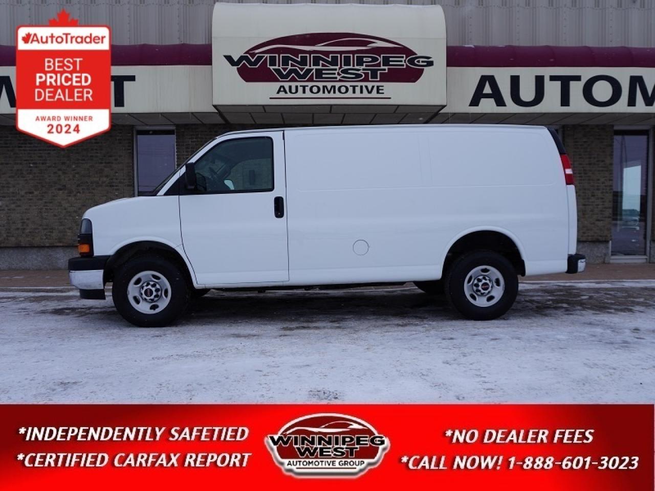 Used 2023 GMC 2500 SAVANA Cargo SAVANA 2500 CARGO VAN, VERY LOW KMS STILL AS NEW! for sale in Headingley, MB
