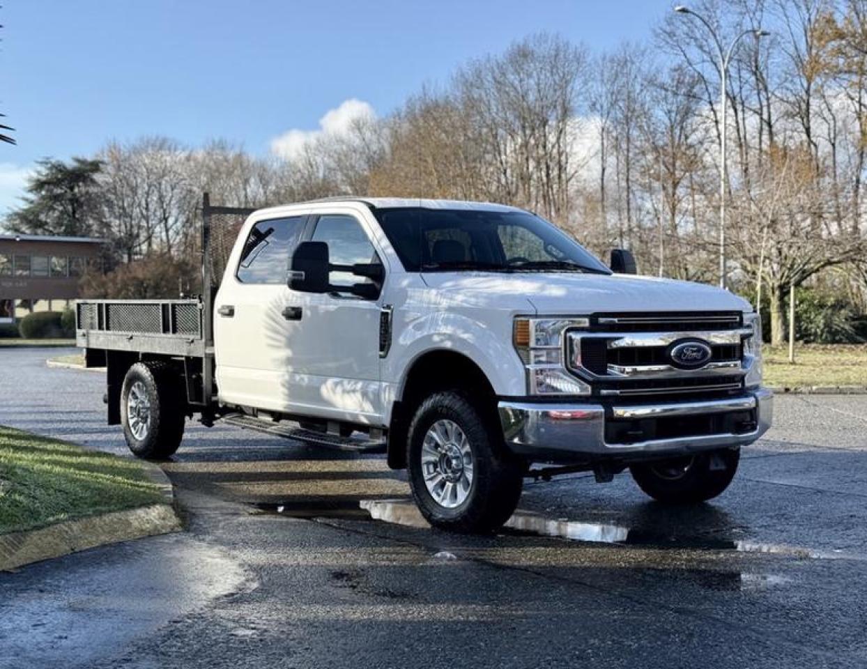Used 2020 Ford F-350 XLT 4X4 9-Foot Flat Deck Truck for sale in Burnaby, BC