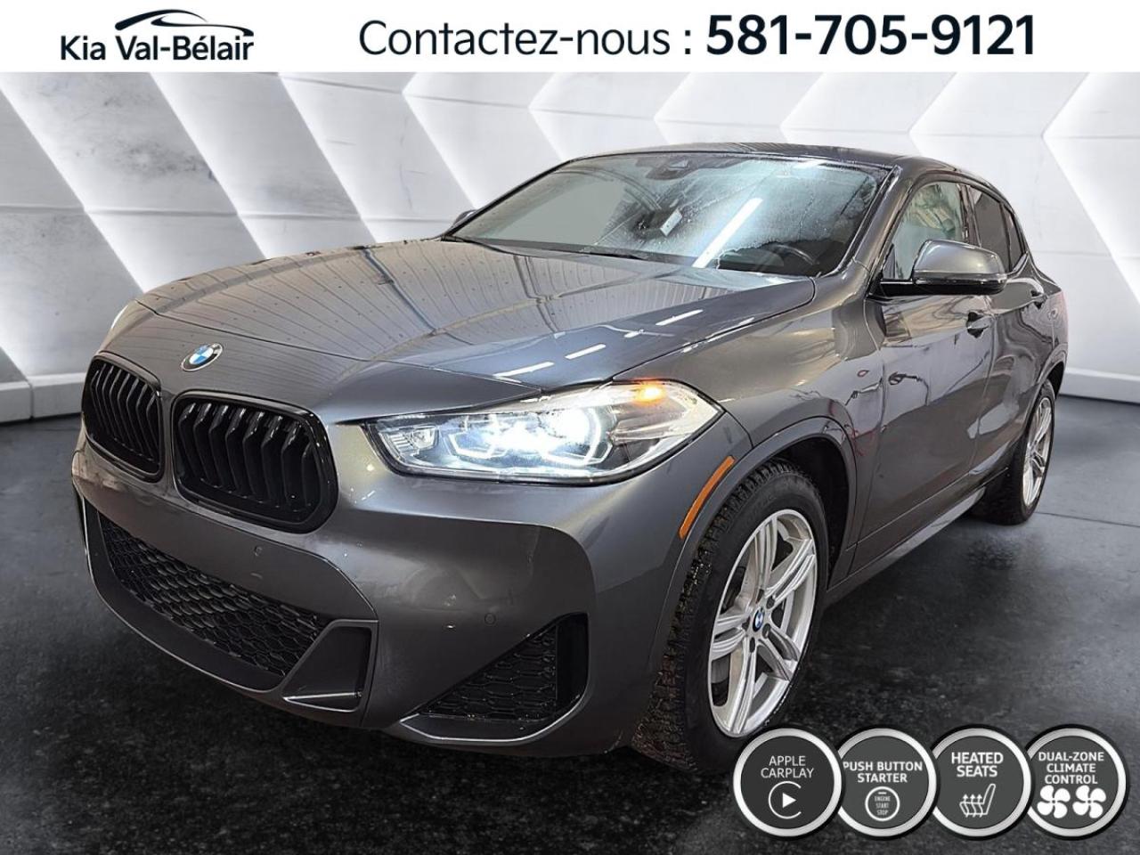 Used 2021 BMW X2 xDrive28i *AWD *TURBO *CUIR *TOIT PANO *SIÈGES CHAUFF for sale in Québec, QC