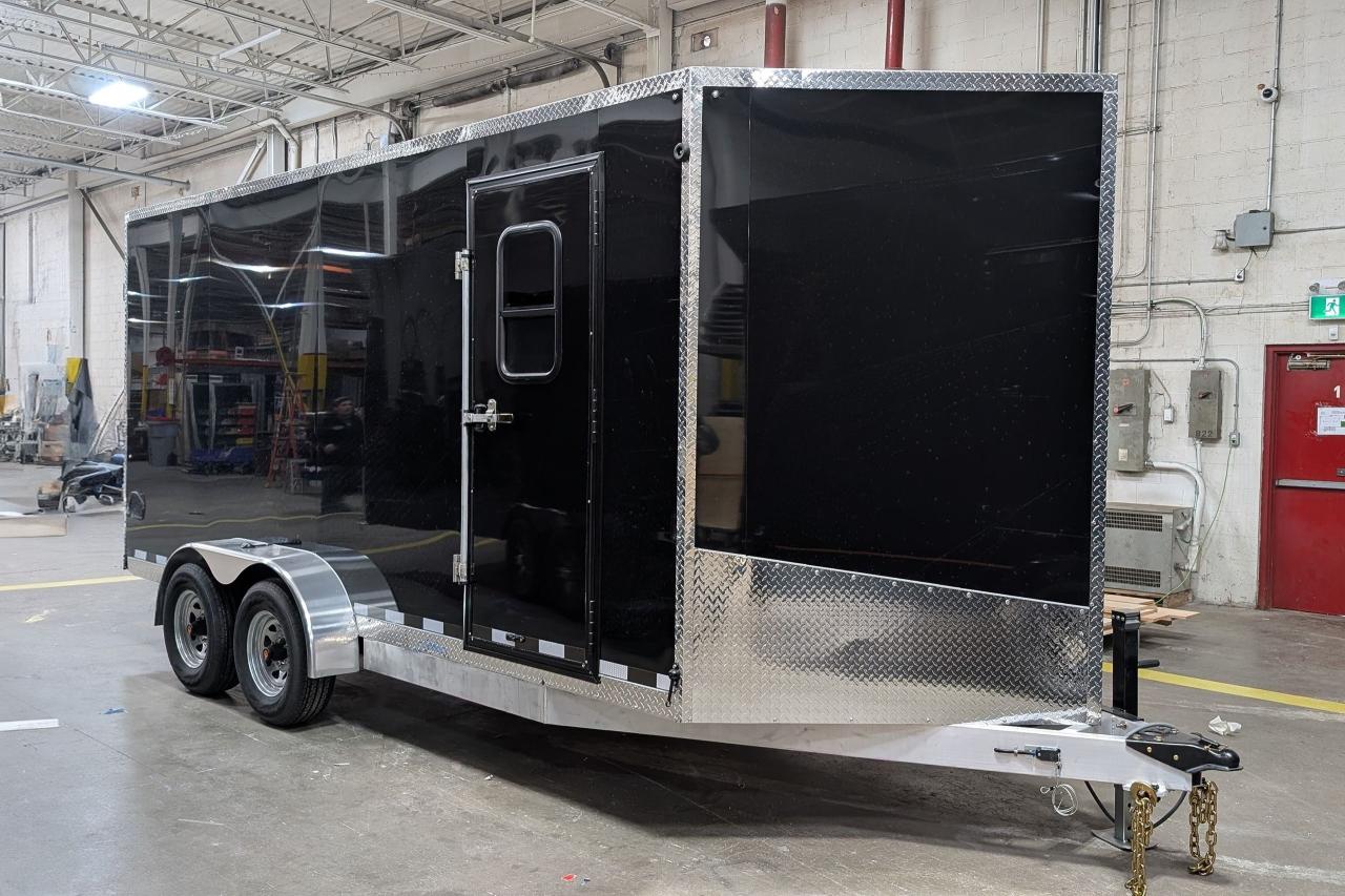 2025 Canadian Trailer Company 7x16 V-Nose Cargo Trailer Aluminum Tandem Axle