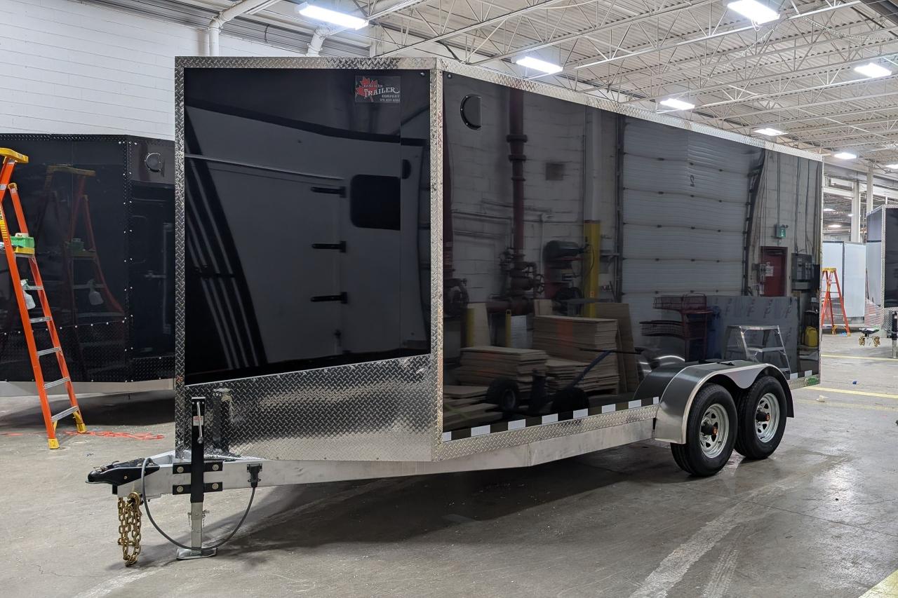 2025 Canadian Trailer Company 7x16 V-Nose Cargo Trailer Aluminum Tandem Axle Photo2