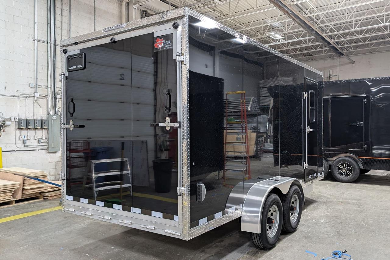 2025 Canadian Trailer Company 7x16 V-Nose Cargo Trailer Aluminum Tandem Axle Photo3