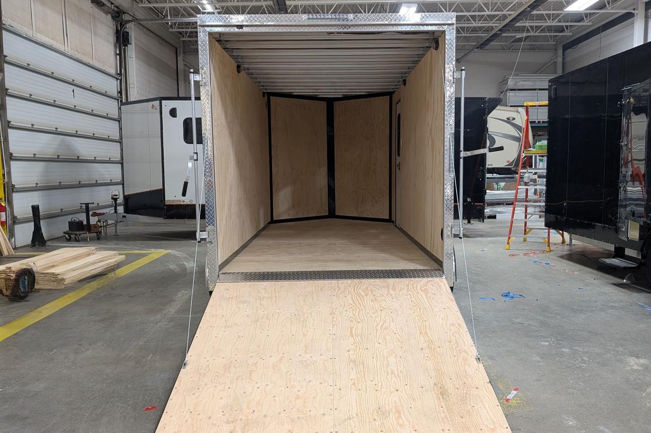 2025 Canadian Trailer Company 7x16 V-Nose Cargo Trailer Aluminum Tandem Axle Photo4