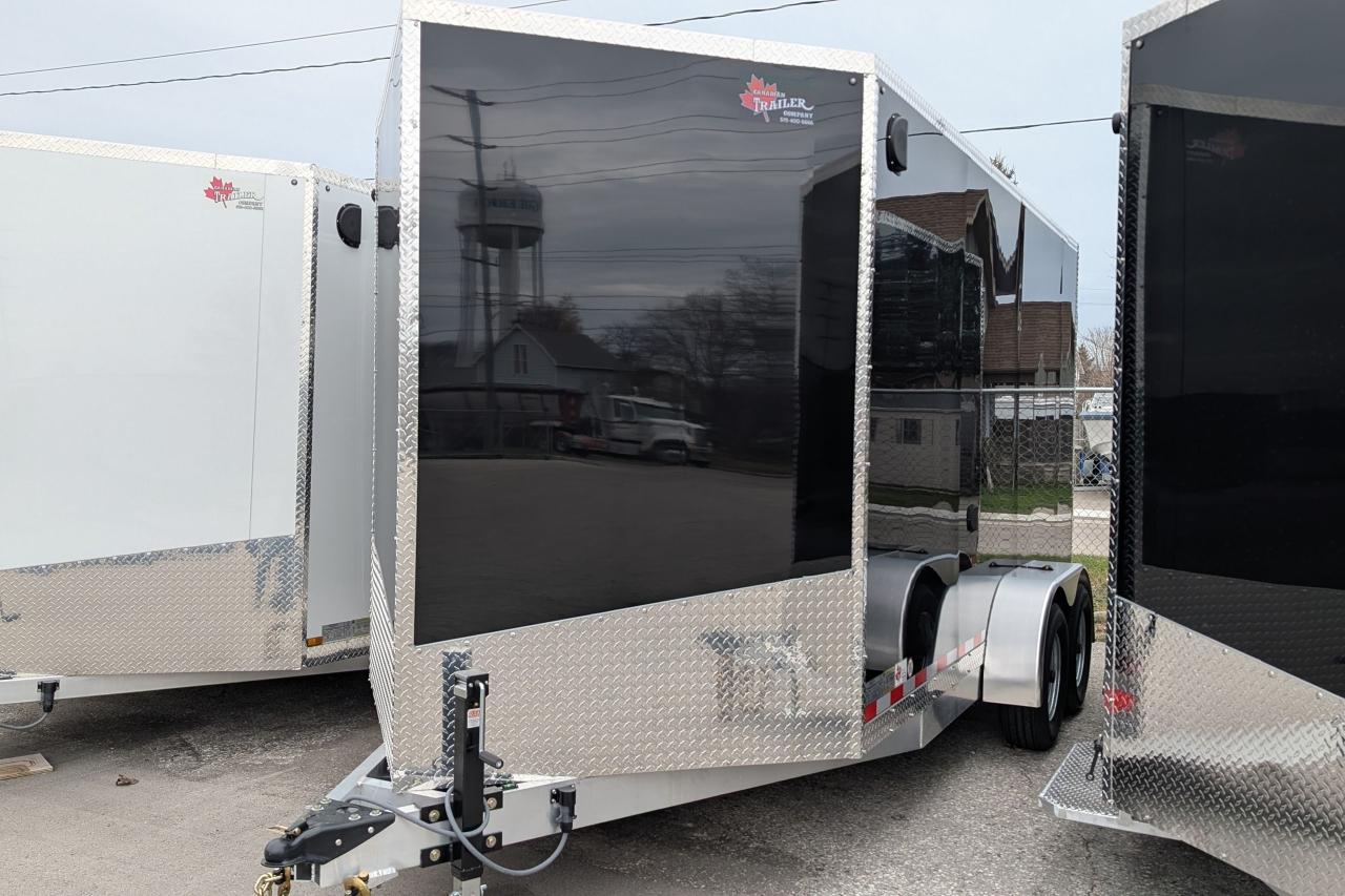 2025 Canadian Trailer Company 7x14 V Nose Cargo Trailer Aluminum Tandem Axle