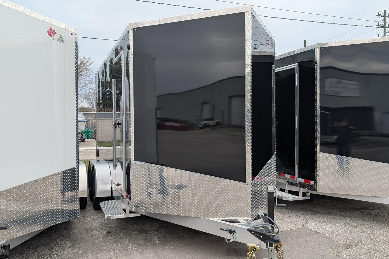 2025 Canadian Trailer Company 7x14 V Nose Cargo Trailer Aluminum Tandem Axle Photo2