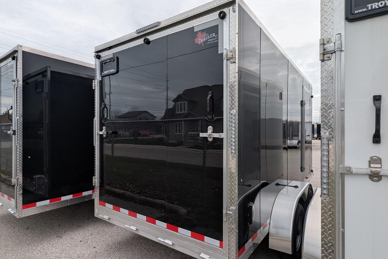 2025 Canadian Trailer Company 7x14 V Nose Cargo Trailer Aluminum Tandem Axle Photo4