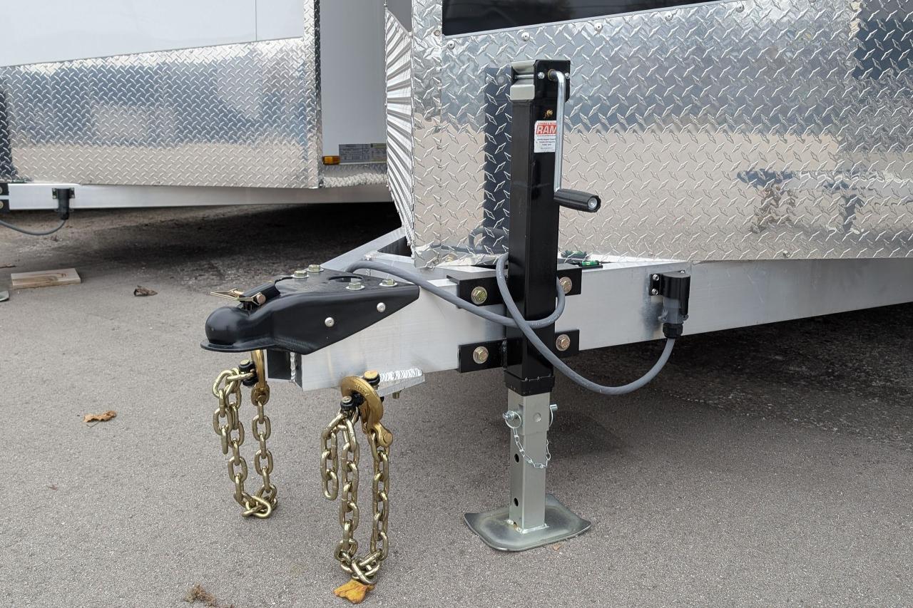 2025 Canadian Trailer Company 7x14 V Nose Cargo Trailer Aluminum Tandem Axle Photo5