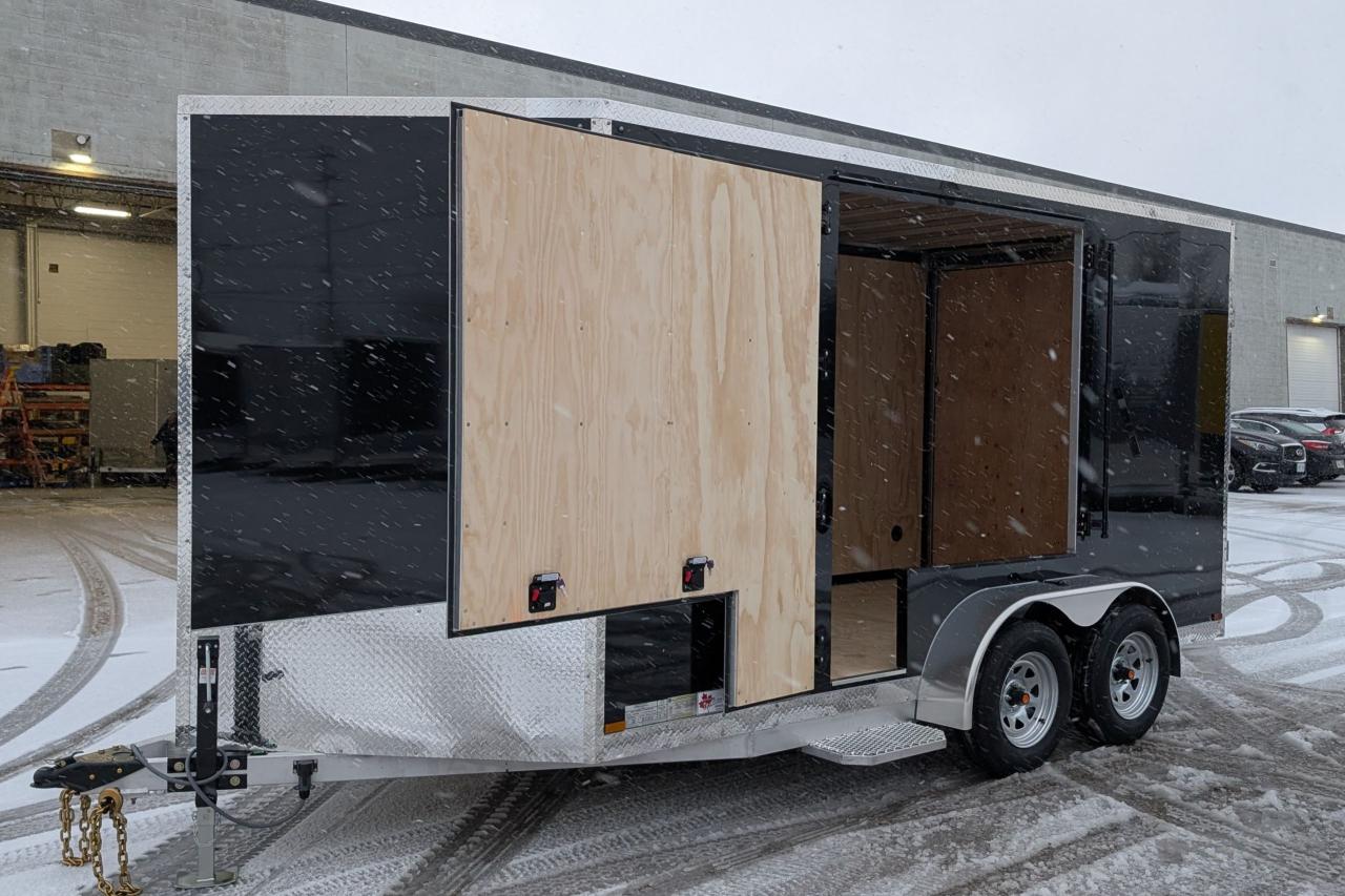 New 2025 Canadian Trailer Company 7x14 V Nose Cargo Trailer Aluminum Tandem Axle for sale in Guelph, ON