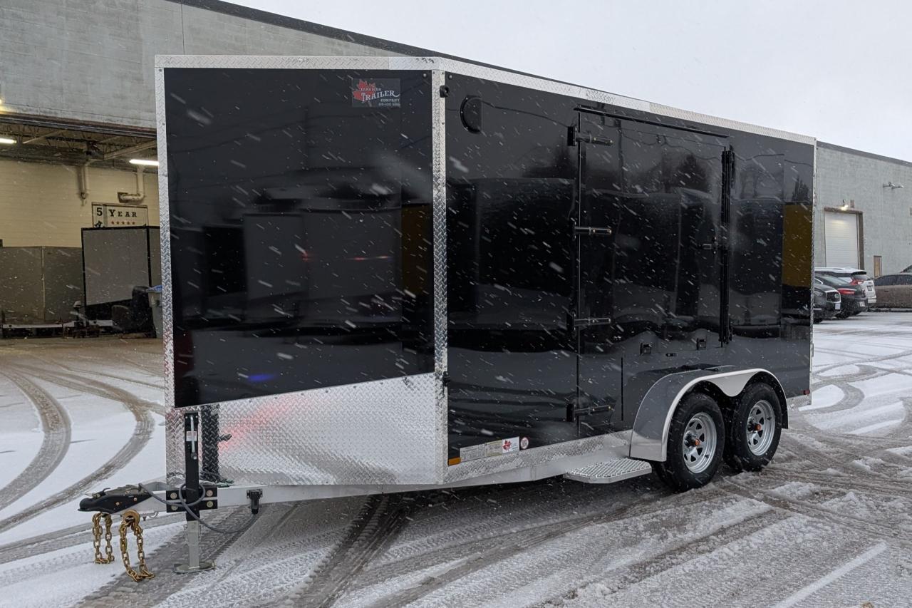 2025 Canadian Trailer Company 7x14 V Nose Cargo Trailer Aluminum Tandem Axle Photo2