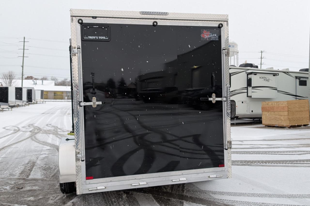 2025 Canadian Trailer Company 7x14 V Nose Cargo Trailer Aluminum Tandem Axle Photo4