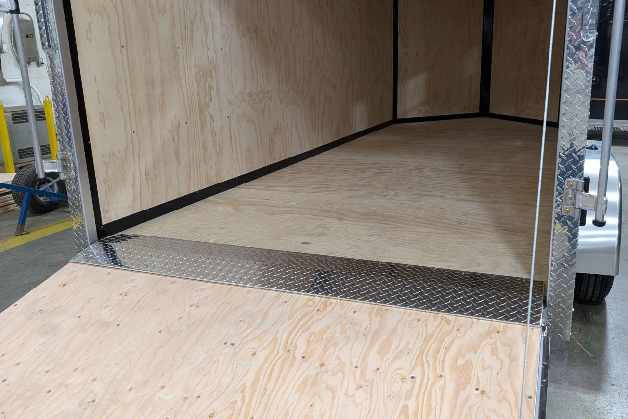 2025 Canadian Trailer Company 7x16 V-Nose Cargo Trailer Aluminum Tandem Axle