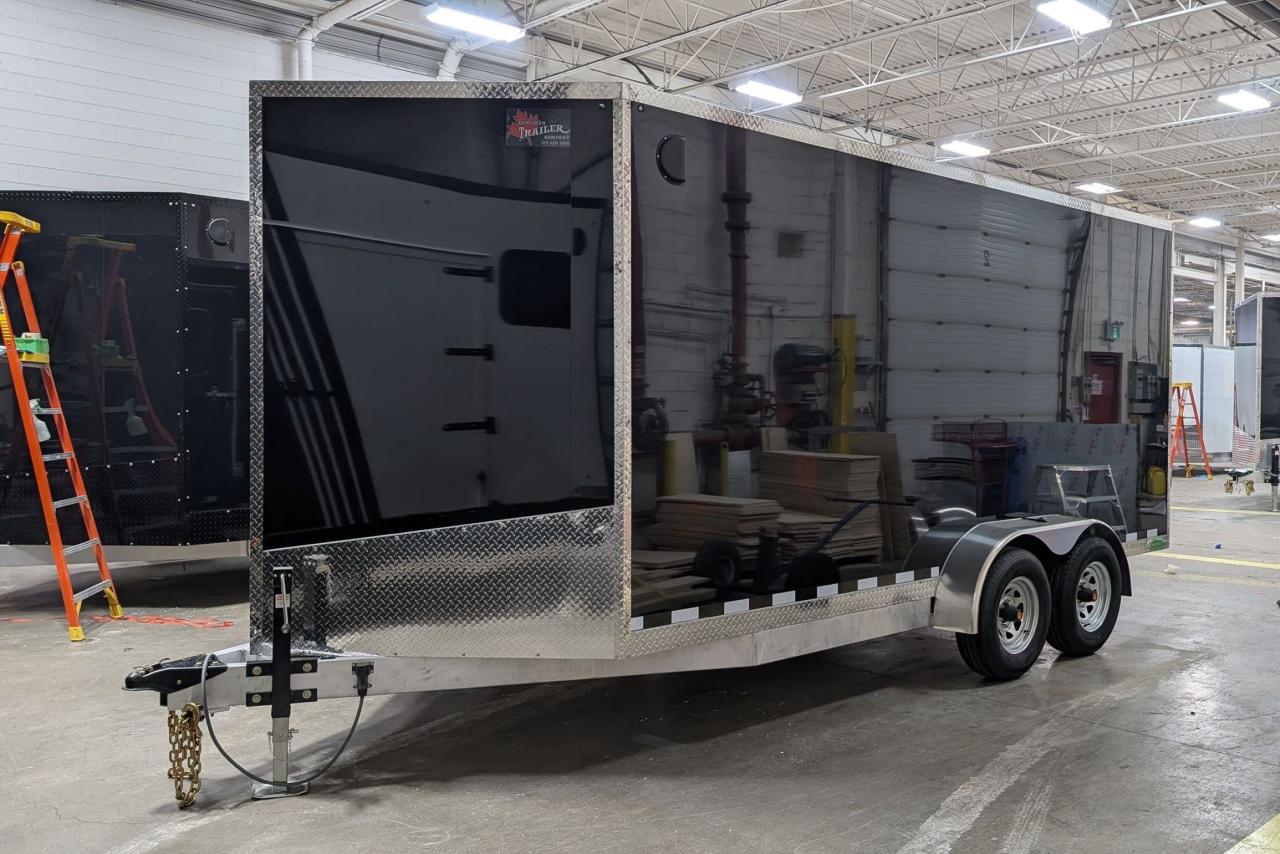 2025 Canadian Trailer Company 7x16 V-Nose Cargo Trailer Aluminum Tandem Axle