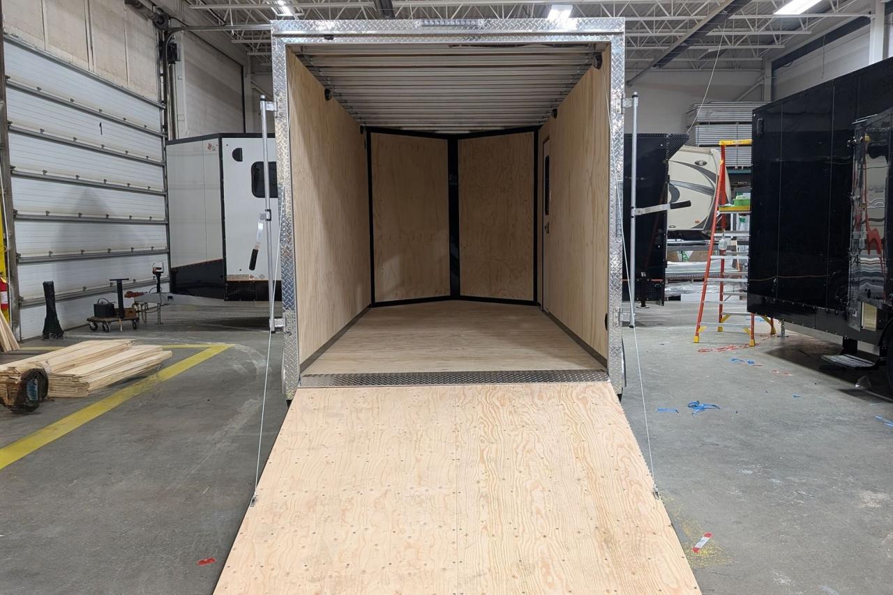 2025 Canadian Trailer Company 7x16 V-Nose Cargo Trailer Aluminum Tandem Axle