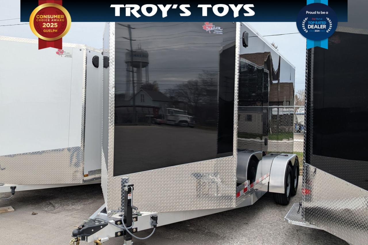 2025 Canadian Trailer Company 7x14 V Nose Cargo Trailer Aluminum Tandem Axle