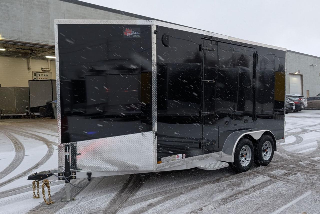 2025 Canadian Trailer Company 7x14 V Nose Cargo Trailer Aluminum Tandem Axle