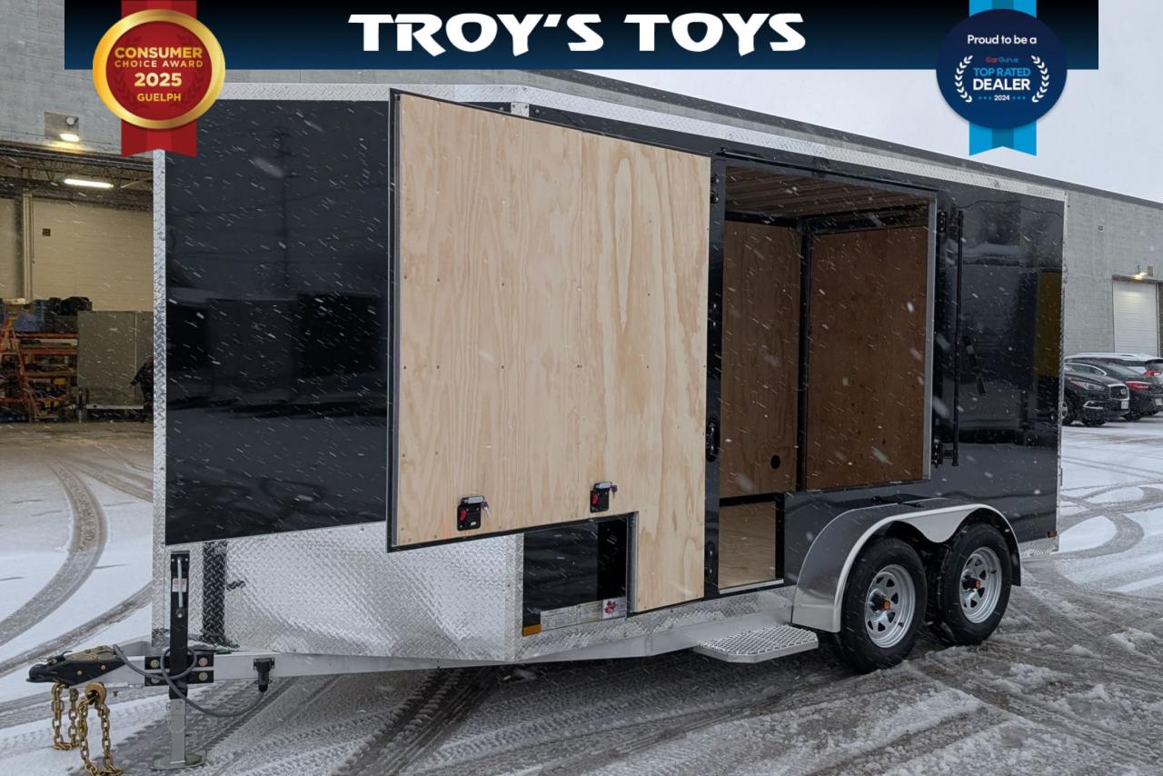 2025 Canadian Trailer Company 7x14 V Nose Cargo Trailer Aluminum Tandem Axle