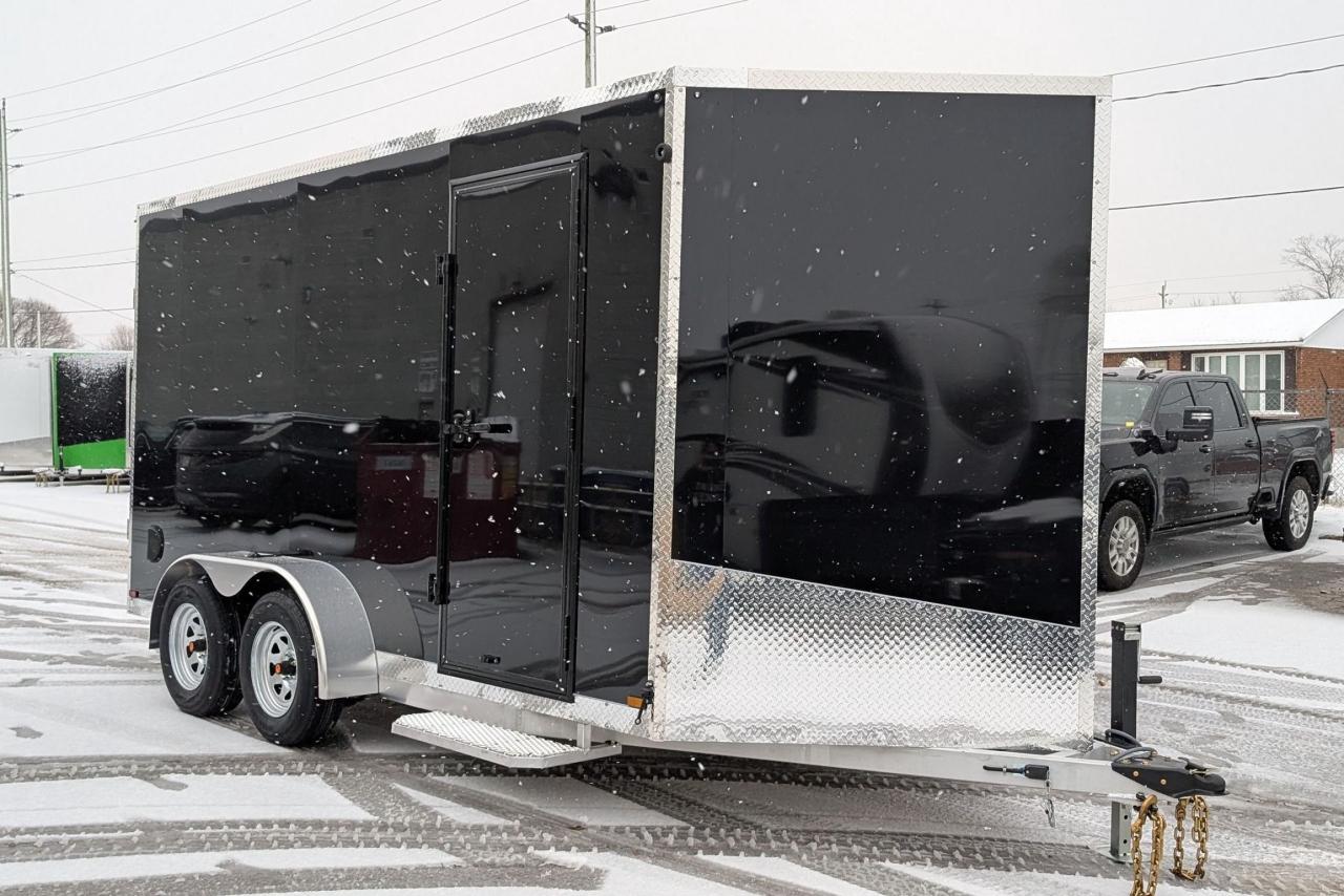 2025 Canadian Trailer Company 7x14 V Nose Cargo Trailer Aluminum Tandem Axle