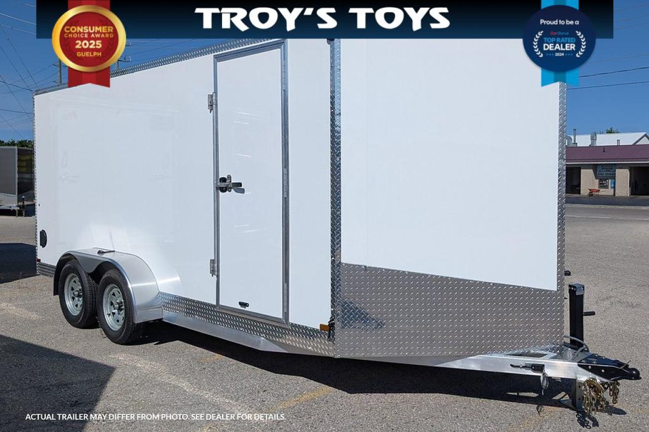 2025 Canadian Trailer Company 7x16 V-Nose Cargo Trailer Aluminum Tandem Axle