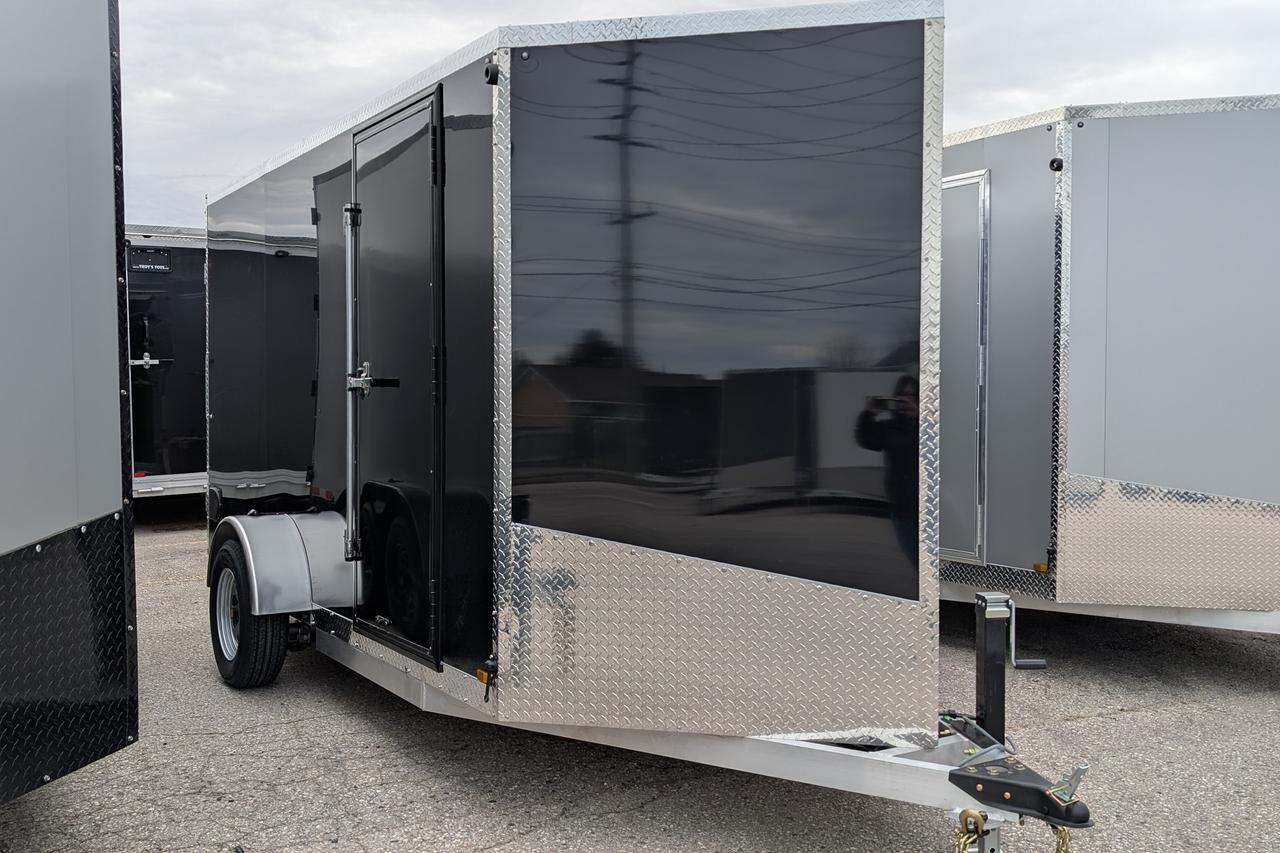 2025 Canadian Trailer Company 6x12  V-Nose Cargo Trailer Aluminum Single Axle Photo8