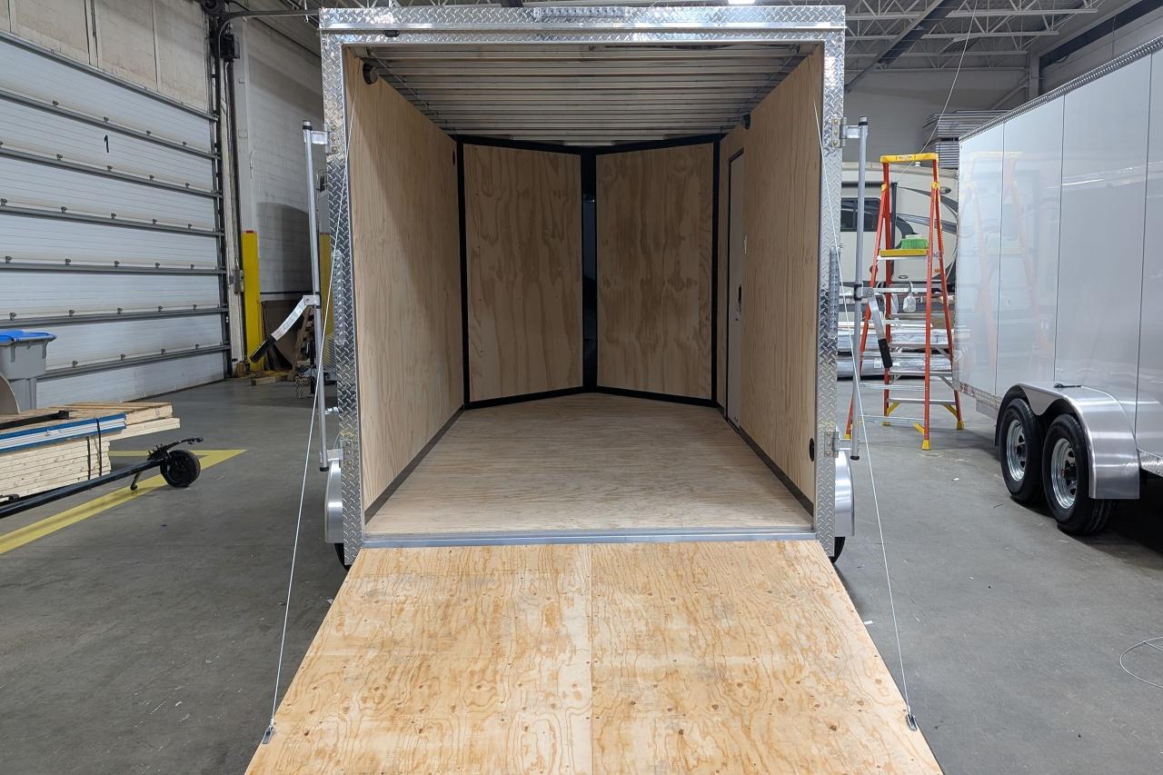 2025 Canadian Trailer Company 7x12 V-Nose Cargo Trailer Aluminum Tandem Axle Photo4