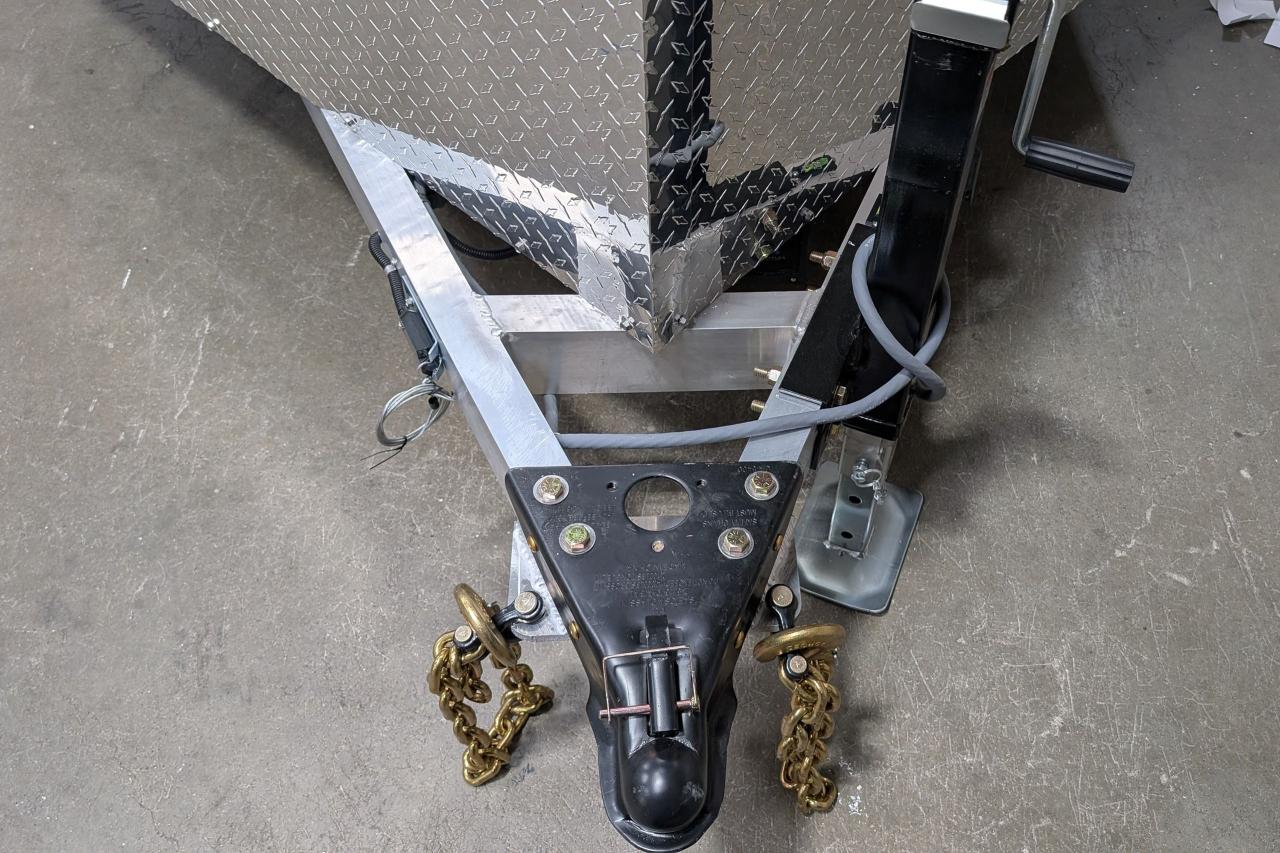 2025 Canadian Trailer Company 7x12 V-Nose Cargo Trailer Aluminum Tandem Axle Photo5