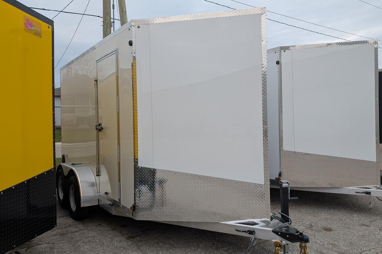 New 2025 Canadian Trailer Company 7x12 V-Nose Cargo Trailer Aluminum Tandem Axle for sale in Guelph, ON