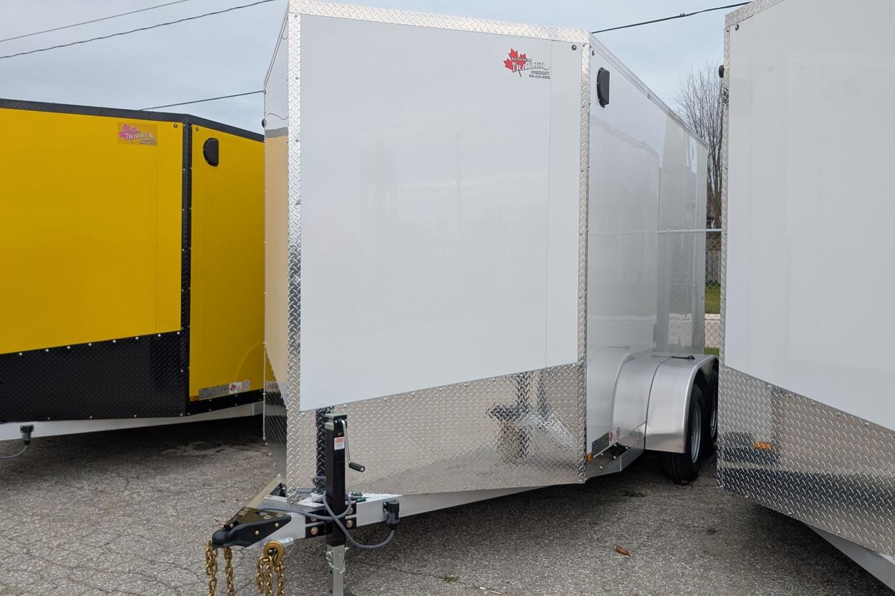 2025 Canadian Trailer Company 7x12 V-Nose Cargo Trailer Aluminum Tandem Axle Photo2