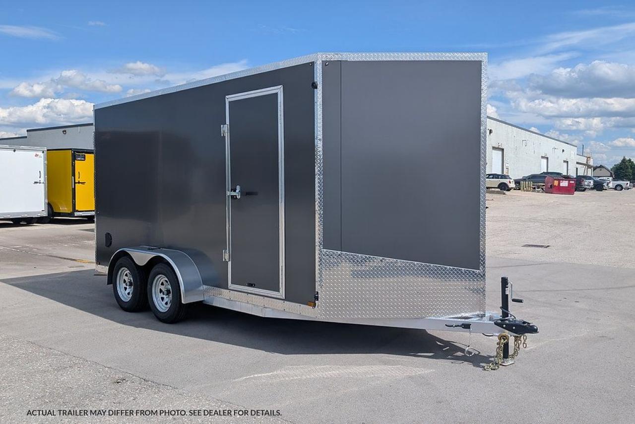 2025 Canadian Trailer Company 7x14 V Nose Cargo Trailer Aluminum Tandem Axle
